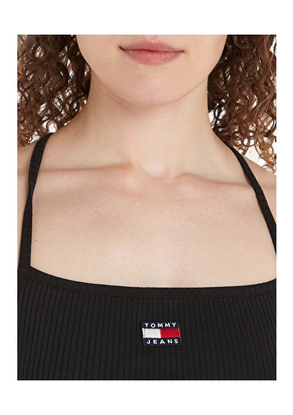 Tjw Strappy Badge Rıb Dress modelleri