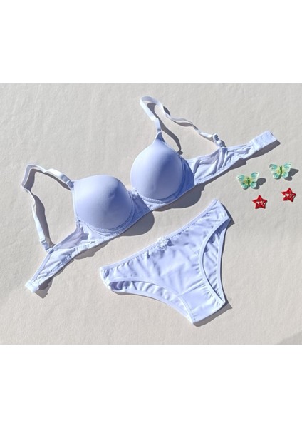Push Up Dolgulu Micro 3'lü Sütyen ve Külot Iç Çamaşır Takımı