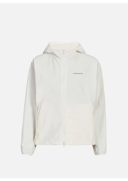 Guess Kadın Krem Katlanabilir Rüzgarlık Mont