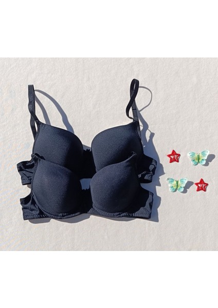 2'li Ekonomik Paket Push Up Dolgulu Destekli Micro Sütyen