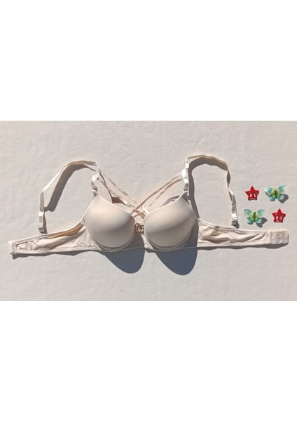 Push Up Destekli Dolgulu Çapraz Ipli Micro Sütyen