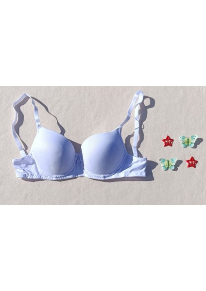 3'lü Ekonomik Paket Push Up Dolgulu Destekli Micro Sütyen modelleri