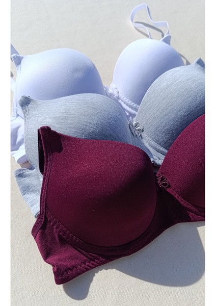 3'lü Ekonomik Paket Push Up Dolgulu Destekli Micro Sütyen fiyatları