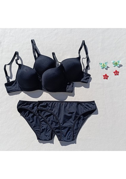 Push Up Dolgulu Micro 2'li Sütyen ve Külot Iç Çamaşır Takımı modelleri