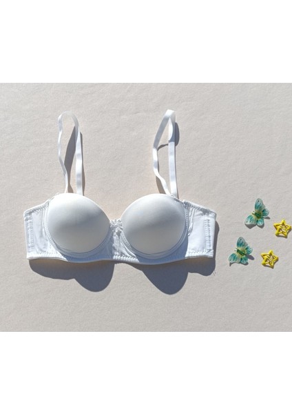 Çıkarılabilir Askılı Straplez Push Up Dolgulu Destekli Sütyen fiyatları