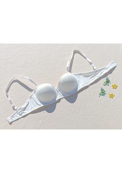 Çıkarılabilir Askılı Straplez Push Up Dolgulu Destekli Sütyen modelleri