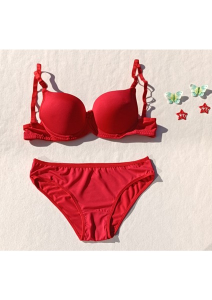 Push Up Dolgulu Micro Sütyen ve Külot Iç Çamaşır Takımı