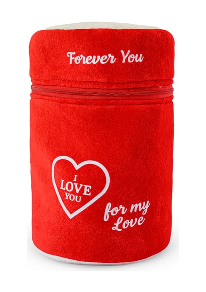 Peluş Çanta Içerisinde Sevgiliye Özel Kalpli (I Love You) Yazılı Sevimli Peluş fiyatları