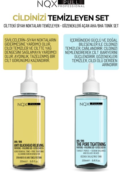 Acne ve Gözenek Tonik 2'li Ekonomik Set 200+200 ml