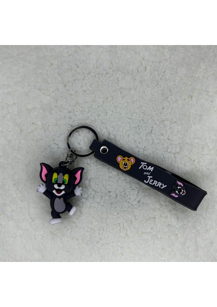 3D Silikon Tom Anahtarlık