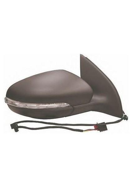 E-3530 Dış Dikiz Aynası Golf6 Elektrikli Katlanır Ayna 08/12 Astarlı Yan-Alt Sinyalli Sağ