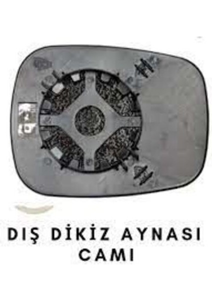 MG002.2285 Dış Dikiz Ayna Camı Isıtmalı Asferik Sol Renault Kangoo 13-