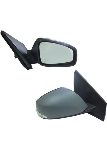 1011334 Dış Dikiz Aynası Sağ Elektrikli Megane Iıı 09- Fluence Isıtmalı - Sinyalli - Astarlı - Konv.