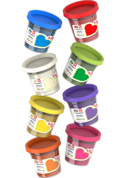 Doğal Oyun Hamuru - Mini-Cup- 8\'li Set (8X65GR) fiyatları