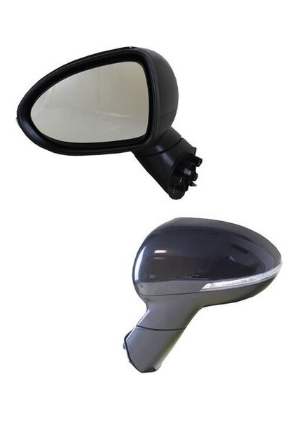 1091937 Dış Dikiz Aynası Sol Elektrikli Rio 13- Otomatik Katlanır - Konveks Cam - Sinyalli VM-760NEBL