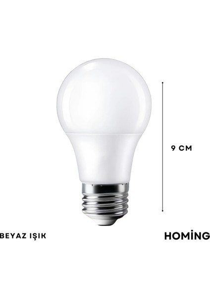 LED Ampul E27 9W 850LM Beyaz Işık AYD-3706 fiyatları