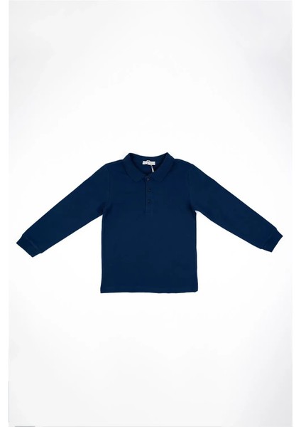 Erkek Çocuk Lacivert Polo Yaka Mevsimlik Sweatshirt fırsatları
