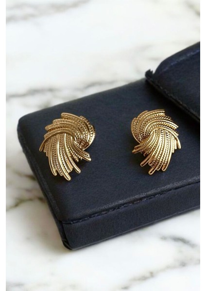 Vintage Metal Dokuma Gold Küpe fiyatları