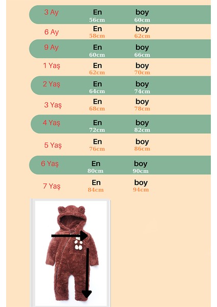 Kız Erkek Bebek ve Çocuk Kapüşonlu Ayıcıklı Peluş Tulum fırsatları