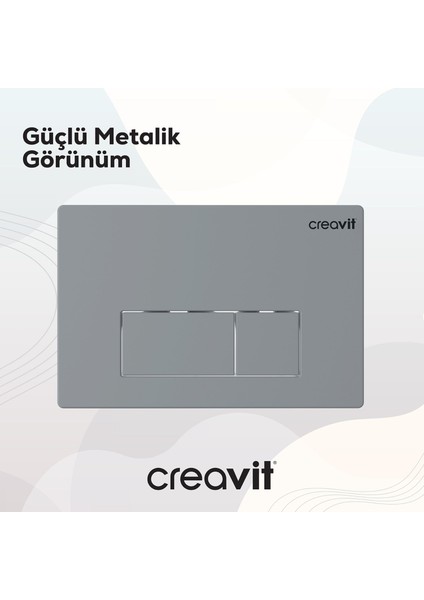 Arc Mat Gri Boyalı Kumanda Paneli