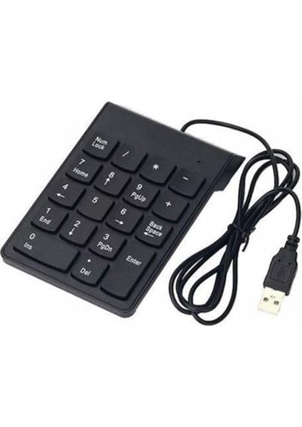 Numeric Keypad-Numpad-Usb Kablolu Keypad 18 Tuş Numped Keyped Say