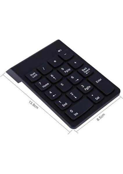 Numeric Keypad-Numpad-Usb Kablolu Keypad 18 Tuş Numped Keyped Say
