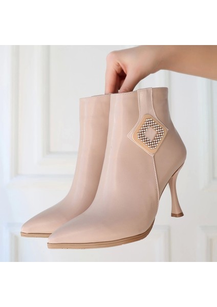 Moose Nude Cilt Topuklu Bot fırsatları