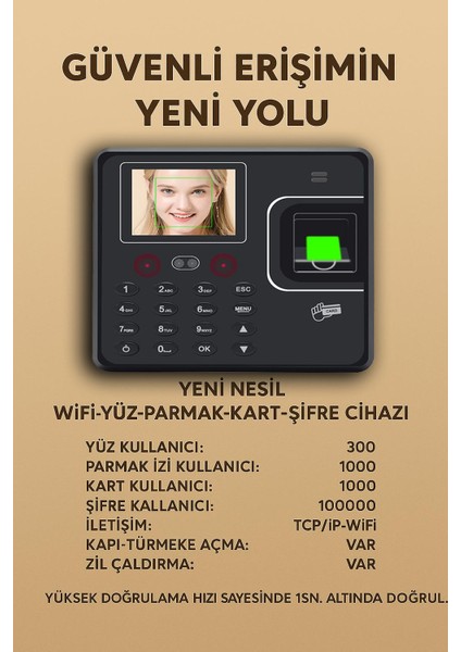 Kablosuz-Wifi Yüz Okuma Personel Takip-Web Giriş-Çıkış Yazılımı