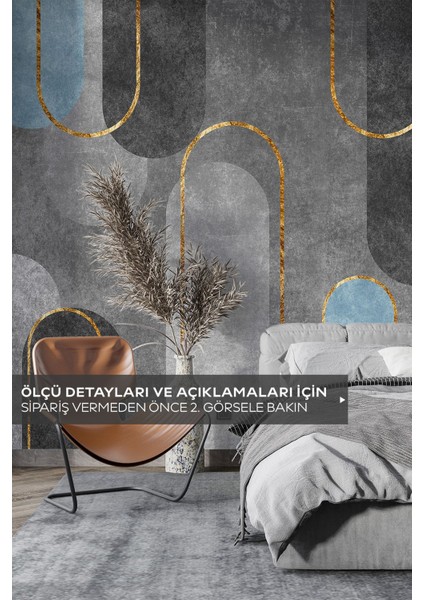 Modern Soyut Geometrik Duvar Kağıdı, Salon Duvar Kağıdı, Ofis Için Duvar Kağıdı