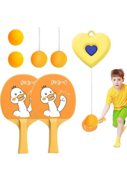 Kapalı Asma Masa Tenis Eğitmeni Eğitim Sarı 2 Kürekler (Yurt Dışından)