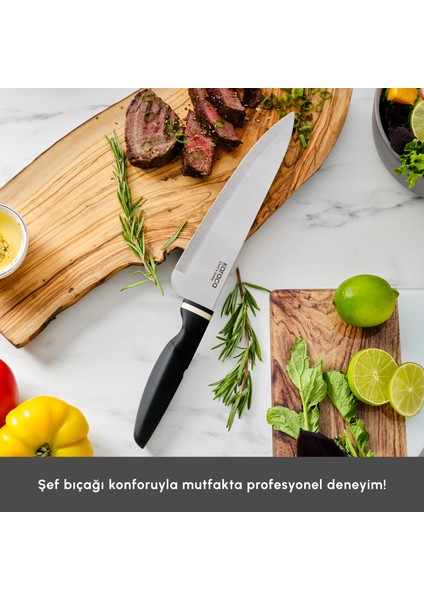 Proofcut 6 Parça Siyah Bıçak Seti
