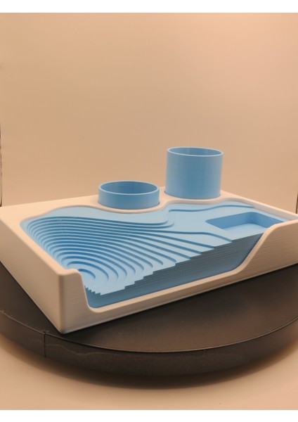Kademeli Masaüstü Düzenleyici – Modern ve Fonksiyonel Organizer | 3D Baskı Tasarım fiyatları