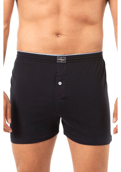 Özkan 0041 3'lü Paket Erkek %100 Pamuklu Şardonlu Klasik Rahat Kesim Havlu Bel Süprem Penye Boxer fiyatları