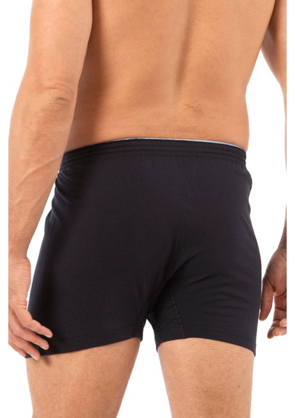 Özkan 0041 3'lü Paket Erkek %100 Pamuklu Şardonlu Klasik Rahat Kesim Havlu Bel Süprem Penye Boxer modelleri