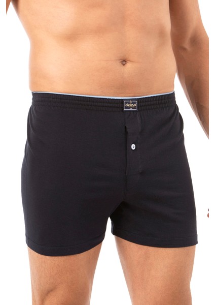 Özkan 0041 3'lü Paket Erkek %100 Pamuklu Şardonlu Klasik Rahat Kesim Havlu Bel Süprem Penye Boxer indirimleri