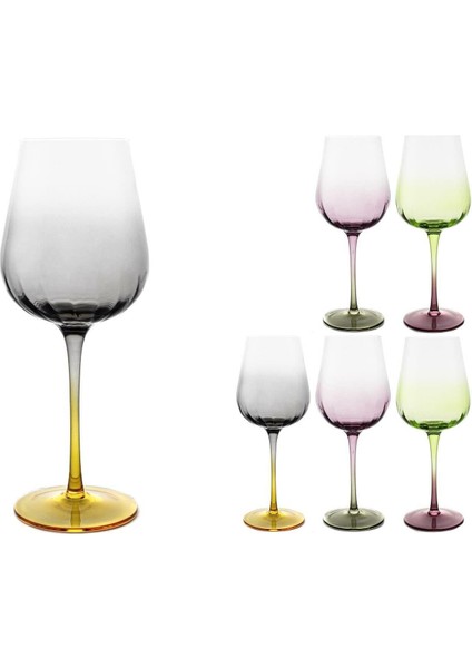 Colorful 6'lı Kadeh 560ml