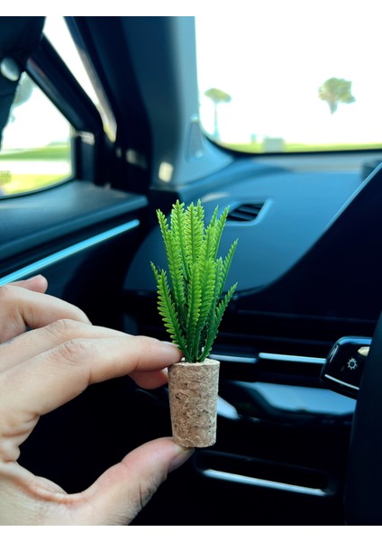 Dekoratif Mini Araç Klima Süsü | El Yapımı Mantar Saksı Çiçek Araba Kokusu | Difüzör(Kokusuz)Klipsli fiyatları