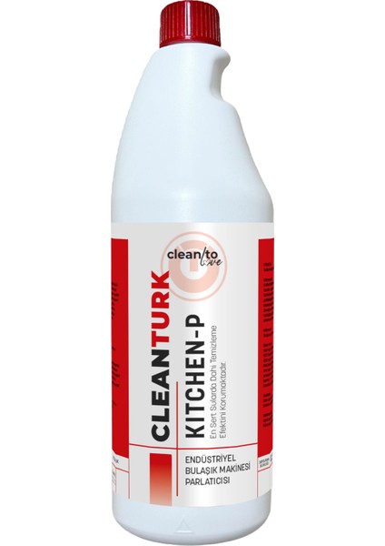 Kıtchen-P Endüstriyel Bulaşık Makinesi Parlatıcısı | Leke Bırakmaz, Hızlı Kurur 1 kg