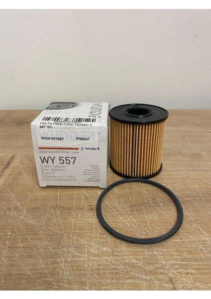 Wunder WY557 Yağ Filtresi Ford Transit V347 (2007--)