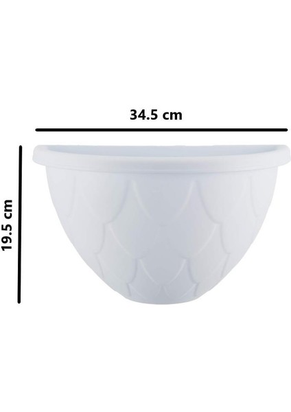 SO-DD03 Dekoratif Damla Duvar Saksı 3.4 Litre No 3