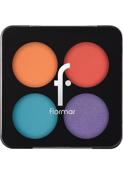 Color Palette Ince Yapılı & Mat Bitişli/ışıltılı 4'lü Göz Farı Paleti