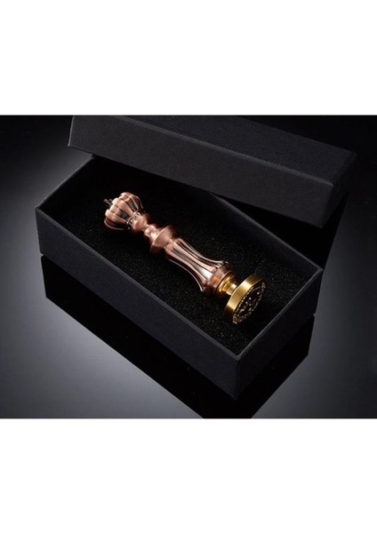 Mum Mühür Damga Kolu Premium Metal Kraliyet Tacı Antik Bakır fırsatları