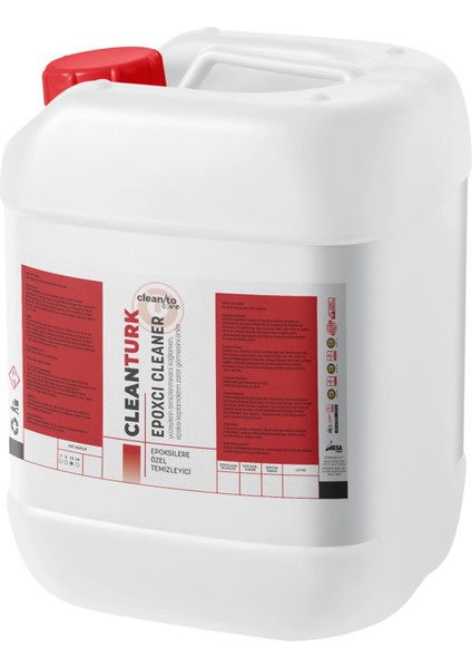 Epoxi Cleaner Epoksi Zemin Temizleyici | Endüstriyel Yağ ve Kir Çözücü Güç 10 kg