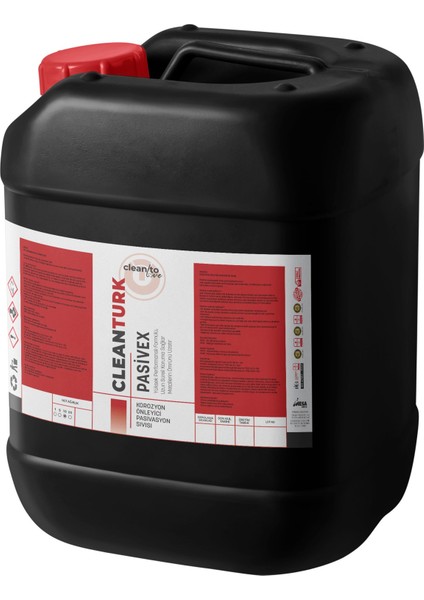 Pasivex Pasivasyon Kimyasalı | Metal Yüzey Koruyucu, Korozyon Önleyici Endüstriyel Solüsyon 10 kg