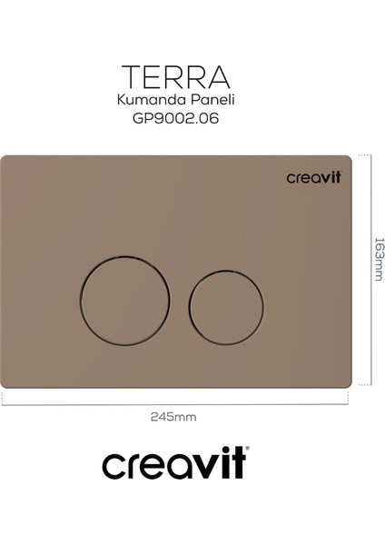 Terra Mat Cappucino Boyalı Kumanda Paneli