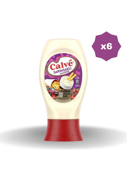 Sarımsaklı Mayonez 245 gr - (6 Adet)