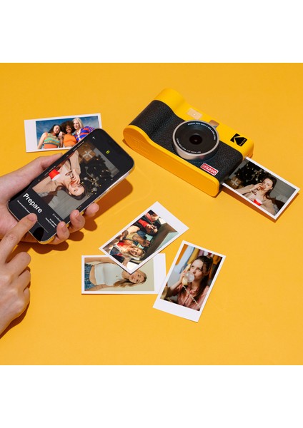 Mini Shot 2 Era - Sarı Filmli Fotoğraf Makinesi + 8 Baskılık Tanışma Seti