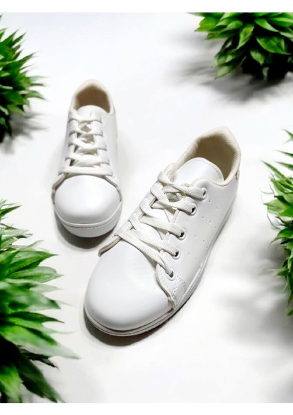 Günlük Bağcıklı Rahat Taban Sneaker Spor Ayakkabı