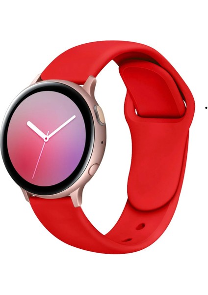 Samsung Galaxy Watch 4 5 6 7 Fe 40 40 44 Classic 42 43 46 47 mm Uyumlu 20MM Jel Silikon Kordon