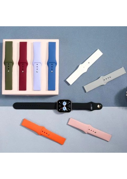 Xiaomi Redmi Watch 5 Active / Lite Uyumlu 22MM Jel Silikon Kordon